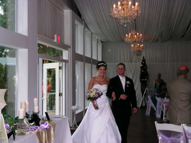 Daughter (Stephanie) and New Husband (Cody)entering reception hall.
Submitted by Edsel